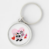 牛恋人 キーホルダー (正面)