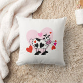 牛恋人 クッション (ブランケット)