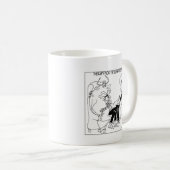 牛扶養家族のためのセラピー コーヒーマグカップ (正面右)