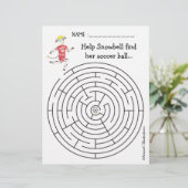 牛救済のスノーベル彼女のサッカーボール迷路を見つける (スタンド正面)