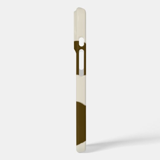 牛救茶色 Case-Mate iPhoneケース (裏面 / 左)