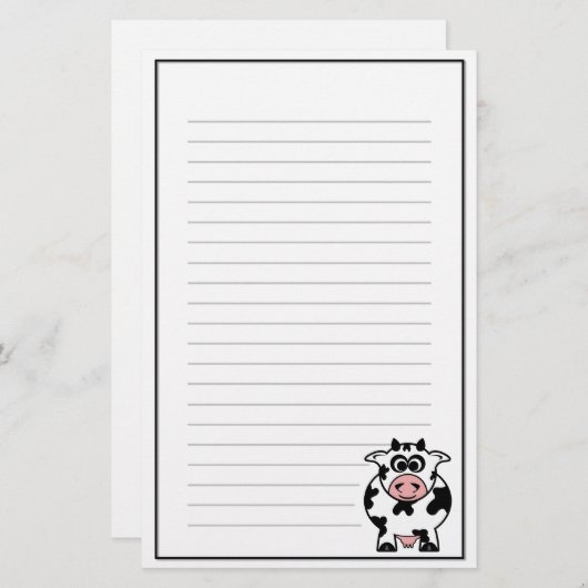 牛文房具 便箋 (正面/裏面)