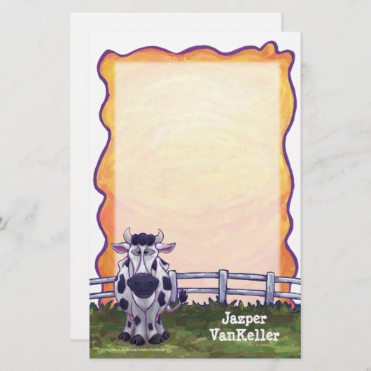 牛文房具 便箋 (正面/裏面)