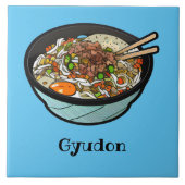 牛日本の丼 タイル (正面)