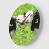 牛時計 ラージ壁時計 (傾斜)