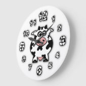 牛時計 ラージ壁時計 (傾斜)