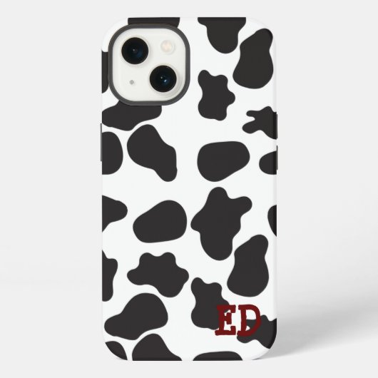 牛柄のiPhoneカバー Case-Mate iPhoneケース (裏面)
