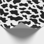 牛柄カウガールカントリー動物パーティー ラッピングペーパー (角)