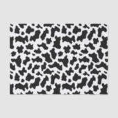 牛柄カウガールカントリー農場動物パーティー 薄葉紙 (正面)