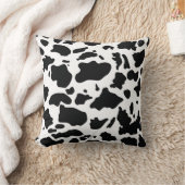 牛柄プリント クッション (ブランケット)