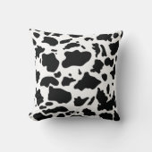 牛柄プリント クッション (正面)