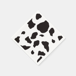 牛柄プリント スタンダードカクテルナプキン