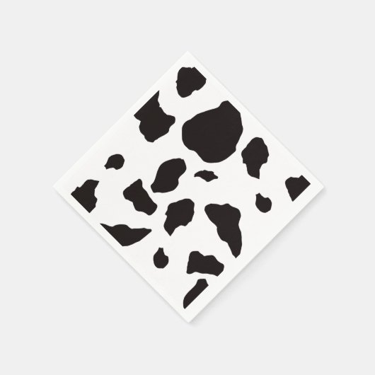 牛柄プリント スタンダードカクテルナプキン (角)