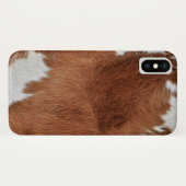 牛毛皮のプリント Case-Mate iPhoneケース (裏面(横))
