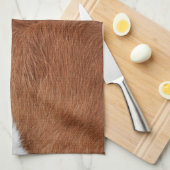 牛毛皮の台所タオル キッチンタオル (四つ折り)
