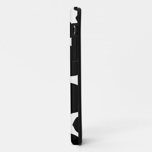 牛毛皮の皮の皮のかわいい自然動物パターン Case-Mate iPhoneケース (裏面/左)