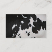 牛毛皮 名刺 (裏面)