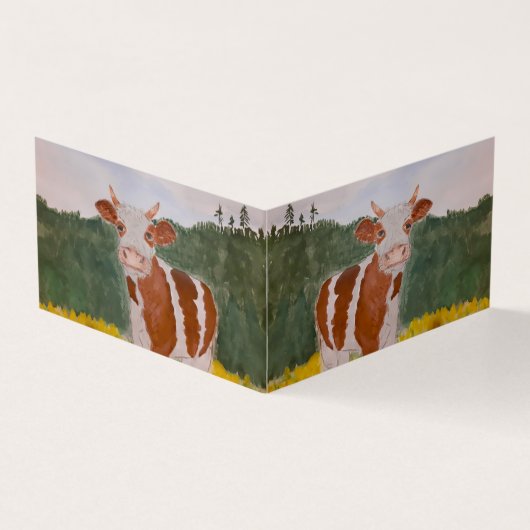 牛水彩スケッチ (外部)