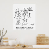 牛漫画3348 ポスター (キッチン)