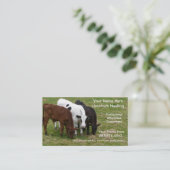 牛牧場主の名刺を強く引いている家畜 名刺 (スタンド正面)
