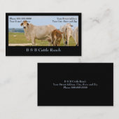 牛牧場事業カード 名刺 (正面/裏面)