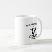 牛牧場: 牛に気を取られやすい コーヒーマグカップ (正面右)