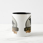 牛犬 ツートーンマグカップ (中央)