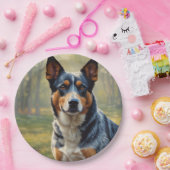 牛犬 ペーパープレート (パーティー)