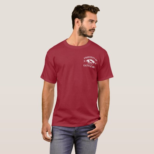 牛犬 Tシャツ (正面フル)