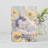 牛猫の哀悼カード シーズンカード (スタンド正面)