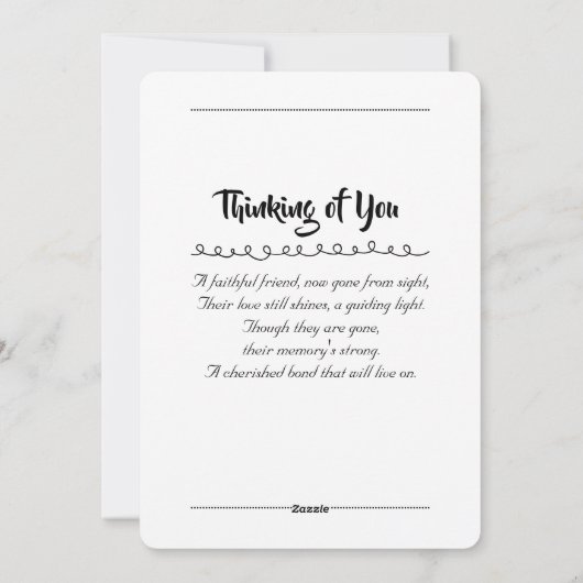 牛猫の哀悼カード シーズンカード (裏面)