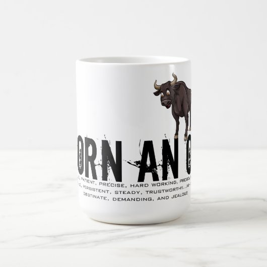 牛生まれの年 コーヒーマグカップ (中央)