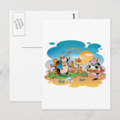 牛男と牛女 ポストカード (正面/裏面)