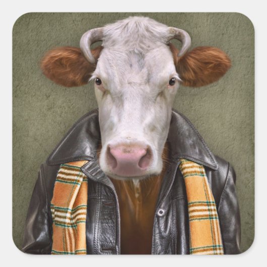 牛男 スクエアシール (正面)