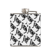 牛白黒シルエット フラスク (裏面)