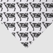 牛白黒シルエット 薄葉紙 (詳細)