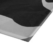 牛白黒プリント カッティングボード (角)