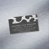 牛白黒プリント マグネット名刺 (インサイチュ)