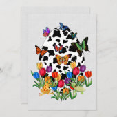 牛皮のイースターエッグ 招待状 (正面/裏面)