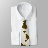 牛皮の茶色の大活字 ネクタイ (タイ)