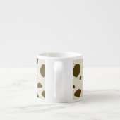 牛皮の茶色 エスプレッソカップ (裏面)