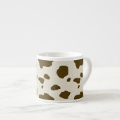 牛皮の茶色 エスプレッソカップ (正面右)