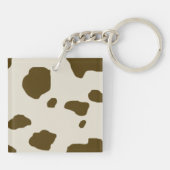 牛皮ブラウン キーホルダー (裏面)