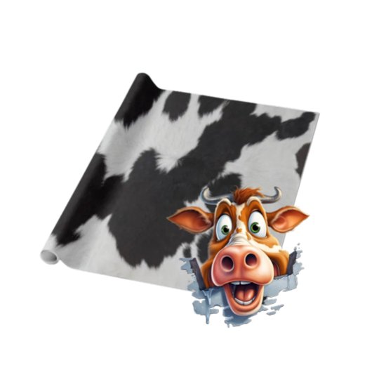 牛皮白黒包装紙 ラッピングペーパー