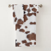 牛皮茶色の白湯タオルセット バスタオルセット (インサイチュ)