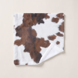 牛皮茶色の白湯タオルセット バスタオルセット