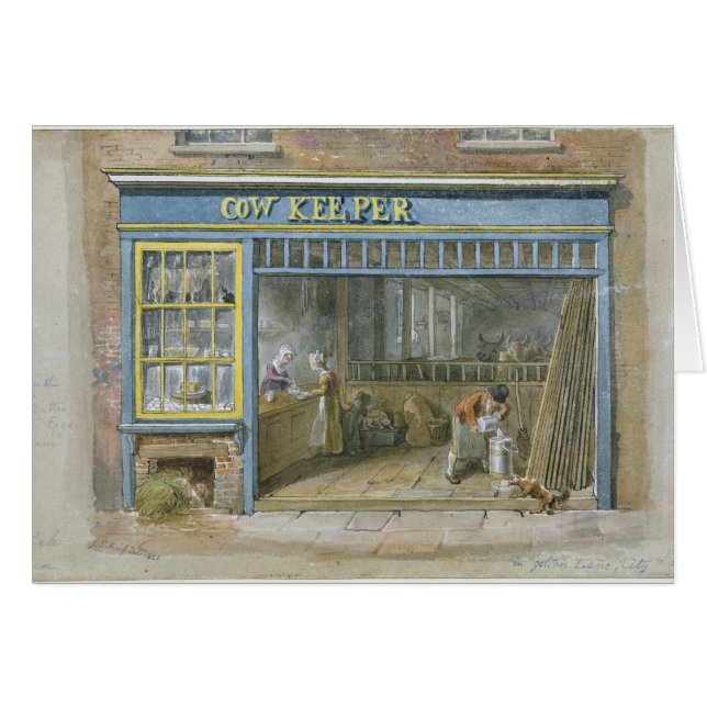 牛看守1825年 (正面横)