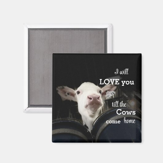 牛磁石 マグネット (正面/裏面)