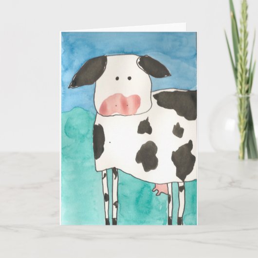 牛空白のなカード カード (正面)