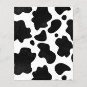 牛納屋周囲の庭誕生日パーティーサンキューカード (裏面)